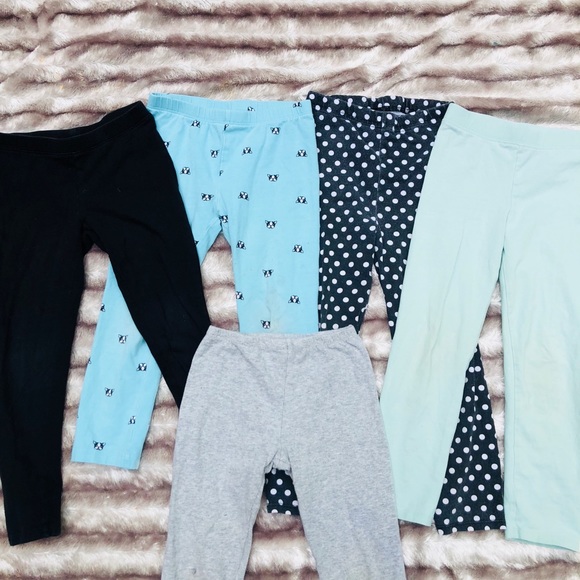 5 pairs of leggings size 5 - Picture 1 of 2